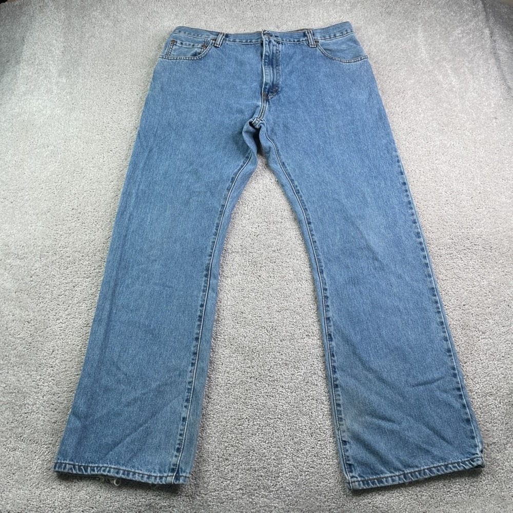 Vintage Levis Jeans Mens 36x32 Blue 517 Boot Cut Denim Western Workwear Y2K